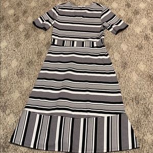 Black and white dress